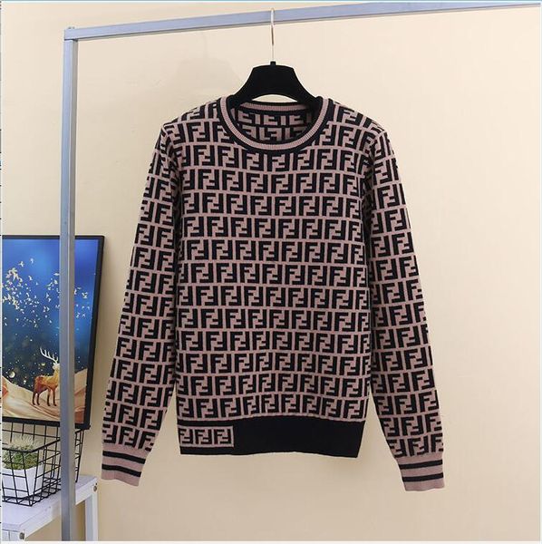 autumn/winter 2020 vintage double-f khaki thick sweater round neck pull-over knit ing, White;black
autumn/winter 2020 vintage double-f khaki thick sweater round neck pull-over knit ing, White;black