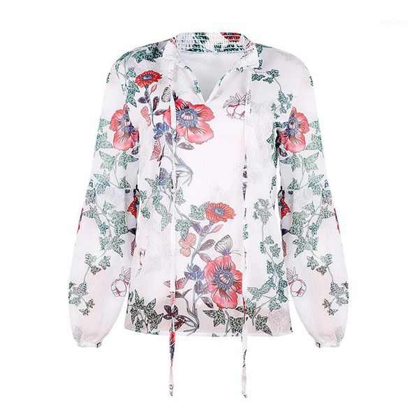 floral pattern natural color shirt casual lapel neck long sleeve shirt woman clothes women shirts fashion, White
floral pattern natural color shirt casual lapel neck long sleeve shirt woman clothes women shirts fashion, White