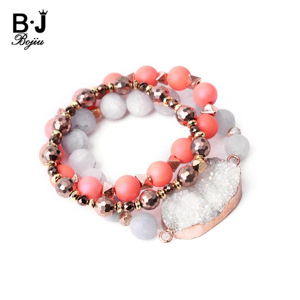 3 pcs/set natural druzy stone charm bracelets for women gray agates cut crystal orange plastic beads bracelets femme bcset276, Golden;silver
3 pcs/set natural druzy stone charm bracelets for women gray agates cut crystal orange plastic beads bracelets femme bcset276, Golden;silver
