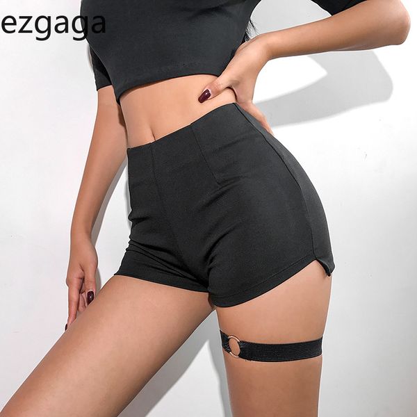 women's shorts ezgaga women high waist 2021 bandage jazz fashion solid female bodycon clubwear wild casual, White;black
women's shorts ezgaga women high waist 2021 bandage jazz fashion solid female bodycon clubwear wild casual, White;black