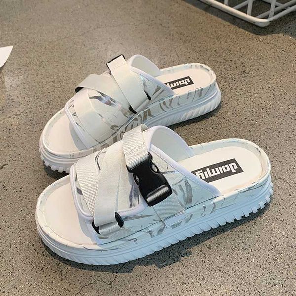 women comfortable platform wedge slippers stitching simple soft bottom sandals student korean beach shoes tide 2020 summer new, Black
women comfortable platform wedge slippers stitching simple soft bottom sandals student korean beach shoes tide 2020 summer new, Black