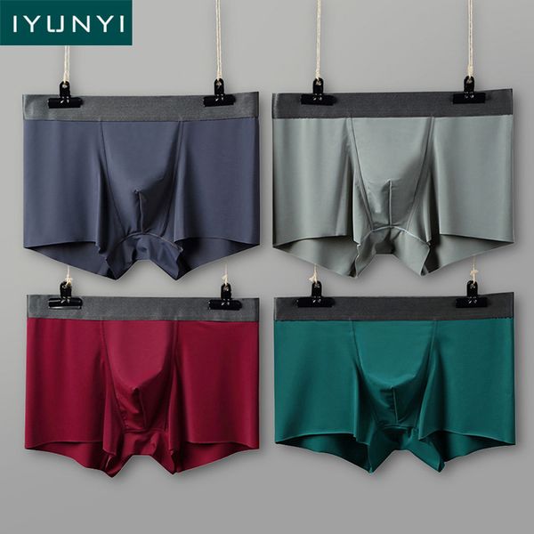 iyunyi summer ice silk men underwear seamless transparent boxer short ultra thin sheer breathable comfortable panties underpant, Black;white
iyunyi summer ice silk men underwear seamless transparent boxer short ultra thin sheer breathable comfortable panties underpant, Black;white