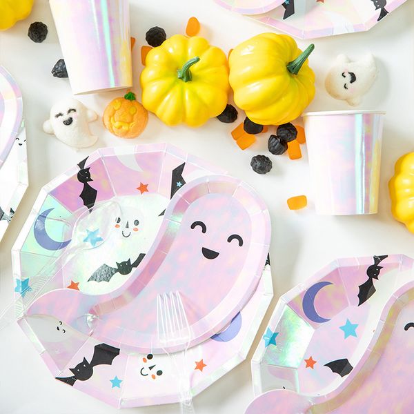 halloween cute ghost skull disposable tableware paper plates cups kids theme birthday party decoration supplies
halloween cute ghost skull disposable tableware paper plates cups kids theme birthday party decoration supplies