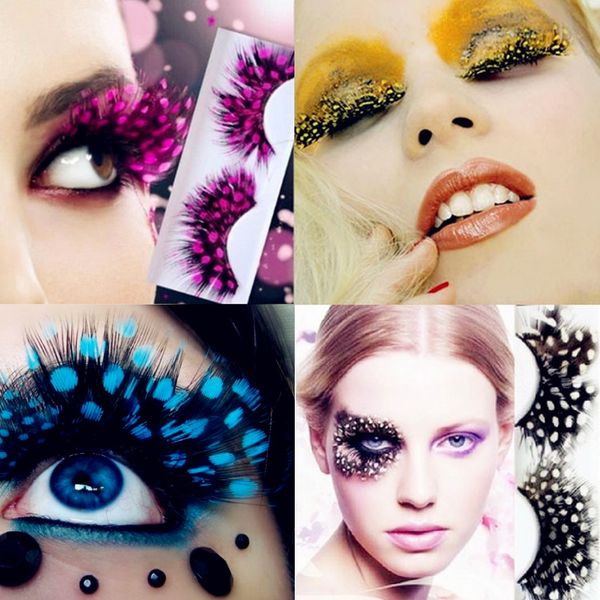 yokpn 1 pair fashion stage makeup feather exaggerated fake eyelashes ballet masquerade party modeling colorful false eyelashes
yokpn 1 pair fashion stage makeup feather exaggerated fake eyelashes ballet masquerade party modeling colorful false eyelashes