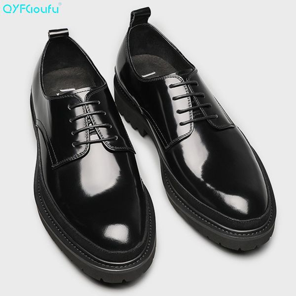 qyfcioufu patent leather pointed toe business casual men dress shoes lace-up genuine leather prom and wedding shoes, Black
qyfcioufu patent leather pointed toe business casual men dress shoes lace-up genuine leather prom and wedding shoes, Black