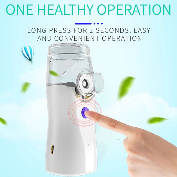 Commercial ultrasonic micromesh atomizer portable handheld kid-adult compression atomizer for household expectoration and cough reduction
Commercial ultrasonic micromesh atomizer portable handheld kid-adult compression atomizer for household expectoration and cough reduction