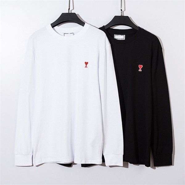 2020 autumn new small heart embroidery basic t-shirt men women couples hiphop cotton long sleeve t shirt q1124, White;black
2020 autumn new small heart embroidery basic t-shirt men women couples hiphop cotton long sleeve t shirt q1124, White;black