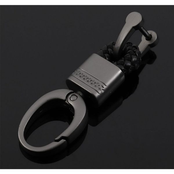 2020 new key chain key ring creative hand-woven leather rope buckle waist keyrings for car, Silver
2020 new key chain key ring creative hand-woven leather rope buckle waist keyrings for car, Silver