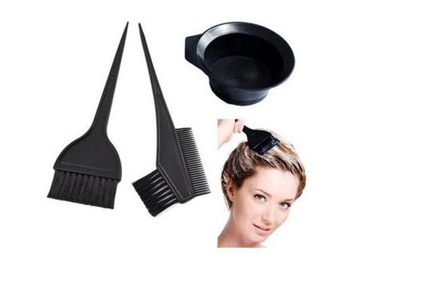 bellylady 3pcs/set professional plastic hairdressing brushes bowl combo salon hair color kit dye hair tint tool set, Silver
bellylady 3pcs/set professional plastic hairdressing brushes bowl combo salon hair color kit dye hair tint tool set, Silver
