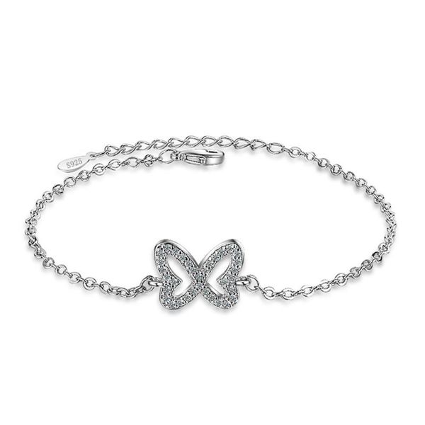plating white gold butterfly bracelet chain womens girls jewellery gift, Golden;silver
plating white gold butterfly bracelet chain womens girls jewellery gift, Golden;silver