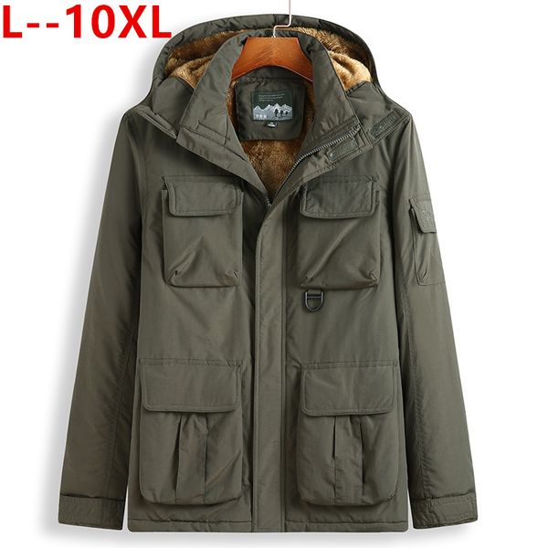 men's down & parkas 10xl 8xl 6xl winter jacket men -20 degree thicken warm hooded coat fleece man's jackets outwear jaqueta mascul, Black
men's down & parkas 10xl 8xl 6xl winter jacket men -20 degree thicken warm hooded coat fleece man's jackets outwear jaqueta mascul, Black