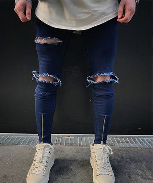 2020 boys mens fashion blue ripped skinny stretch biker zipper jeans pant trousers
2020 boys mens fashion blue ripped skinny stretch biker zipper jeans pant trousers
