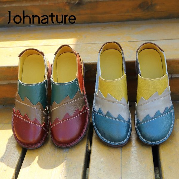 johnature genuine leather 2020 new autumn flats women shoes mixed colors round toe shallow casual handmade colorful ladies shoes, Black
johnature genuine leather 2020 new autumn flats women shoes mixed colors round toe shallow casual handmade colorful ladies shoes, Black