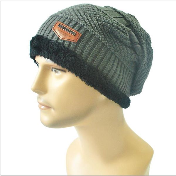 new men's cap plus velvet fashion designer beanie hats warm winter hats knitted high-quality bottle caps simple female bucket hats 777, Blue;gray
new men's cap plus velvet fashion designer beanie hats warm winter hats knitted high-quality bottle caps simple female bucket hats 777, Blue;gray