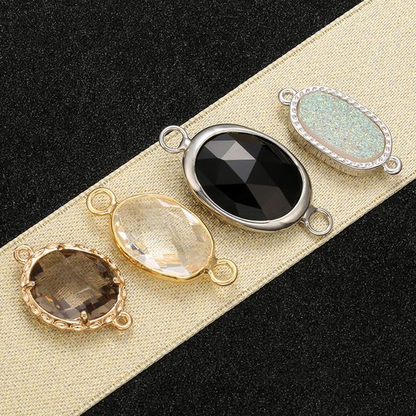 zhukou solid crystal connector for handmade necklace earrings bracelet jewelry accessories model: vs382, Silver
zhukou solid crystal connector for handmade necklace earrings bracelet jewelry accessories model: vs382, Silver