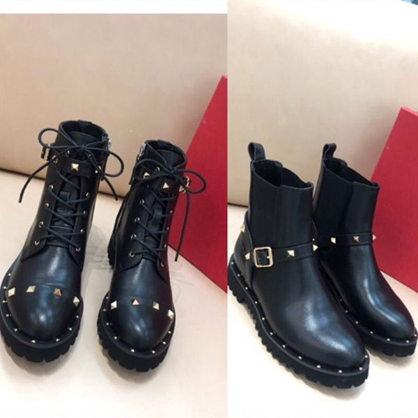 sweeheart 2020 spring women's leather boots fashion rivets women's leather boots 34-42, Black
sweeheart 2020 spring women's leather boots fashion rivets women's leather boots 34-42, Black