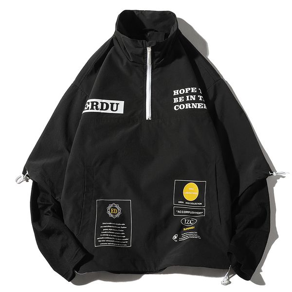 men's spring and autumn ins trend letter printed pullover men's jacket loose casual coat, Black;brown
men's spring and autumn ins trend letter printed pullover men's jacket loose casual coat, Black;brown