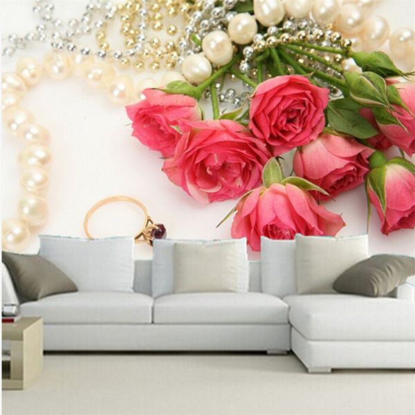 the custom 3d murals,romantic roses jewelry pink color flowers wallpapers ,living room sofa tv wall bedroom wall paper
the custom 3d murals,romantic roses jewelry pink color flowers wallpapers ,living room sofa tv wall bedroom wall paper