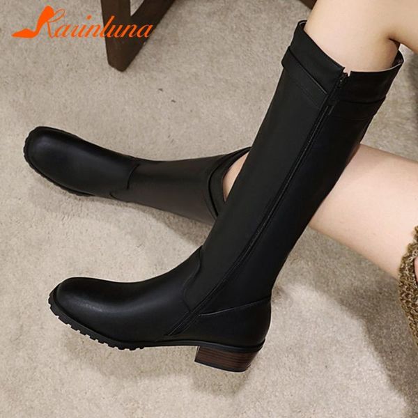 karin 2020 comfy add fur autumn winter boots women shoes thick heels zip up concise fashion boots lady footwear, Black
karin 2020 comfy add fur autumn winter boots women shoes thick heels zip up concise fashion boots lady footwear, Black