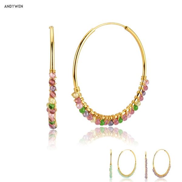 hoop & huggie andywen 925 sterling silver 40mm multi colorful rainbow hoops moonstone pendant luxury 2021 fashion hollow jewelry loops huggi, Golden;silver
hoop & huggie andywen 925 sterling silver 40mm multi colorful rainbow hoops moonstone pendant luxury 2021 fashion hollow jewelry loops huggi, Golden;silver