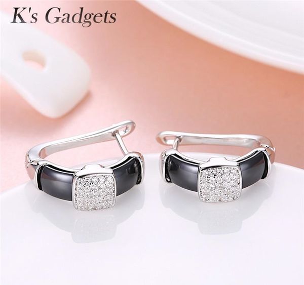 k's gadgets luxury 925 sterling silver zircon gem stone ceramic stud earrings for women jewelry brincos bijoux statement01, Golden;silver
k's gadgets luxury 925 sterling silver zircon gem stone ceramic stud earrings for women jewelry brincos bijoux statement01, Golden;silver