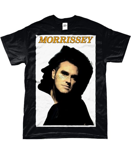 morrissey - silhouette portrait - black t shirt 100% cotton short sleeve summer t-shirt