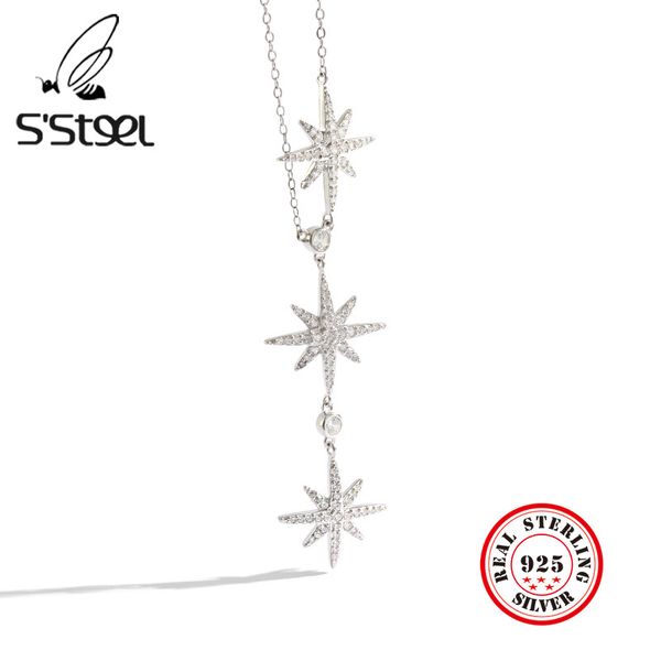 ssteel pure 925 sterling silver necklace stars long pendants 4a zircon boho collares de moda 2019 women accessories jewelry
ssteel pure 925 sterling silver necklace stars long pendants 4a zircon boho collares de moda 2019 women accessories jewelry