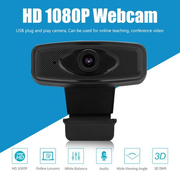 1080p full hd webcams usb driver clip web camera with built-in microphone for household computer accessories
1080p full hd webcams usb driver clip web camera with built-in microphone for household computer accessories