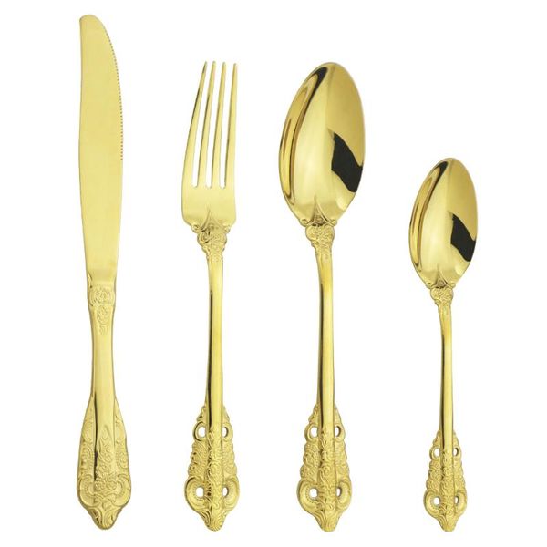 flatware sets 32pcs gold cutlery set 304 stainless steel dinnerware western knife fork spoon kitchen tableware silverware
flatware sets 32pcs gold cutlery set 304 stainless steel dinnerware western knife fork spoon kitchen tableware silverware