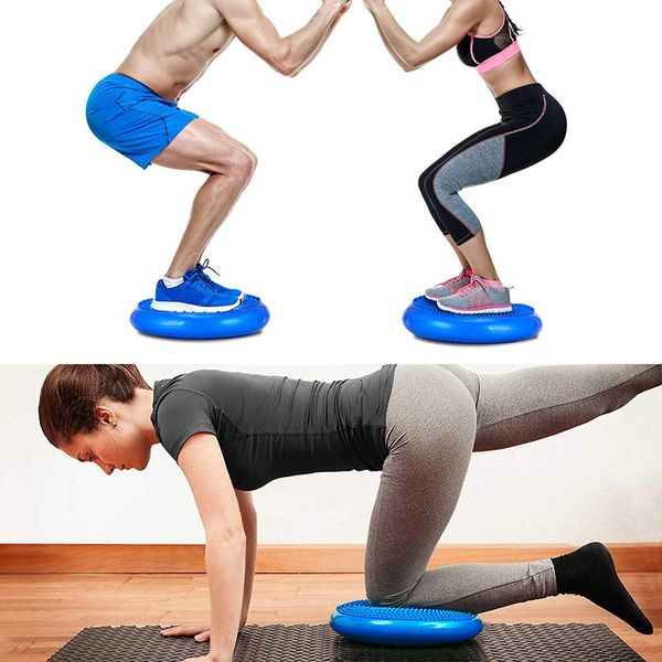 yoga mats inflatable pad mat fitness training stability massage ball disc universal wobble 33x33cm sport gym cushion
yoga mats inflatable pad mat fitness training stability massage ball disc universal wobble 33x33cm sport gym cushion