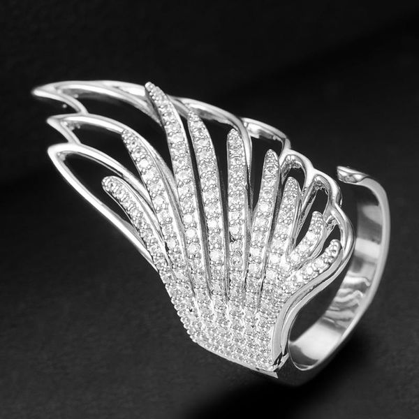 cluster rings godki jimbora luxury fine cute angle open gold cz party finger for women wedding dubai bridal ring, Golden;silver
cluster rings godki jimbora luxury fine cute angle open gold cz party finger for women wedding dubai bridal ring, Golden;silver