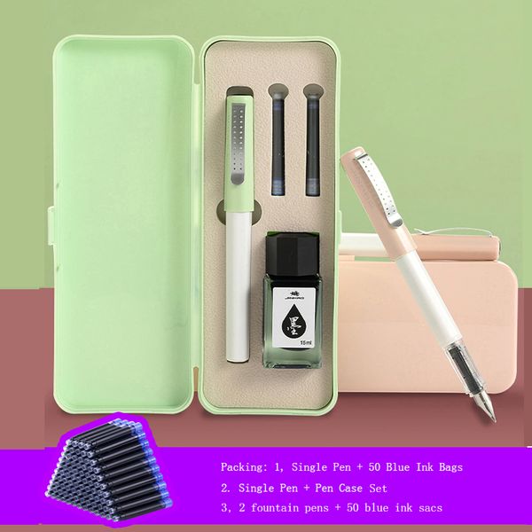 fountain pens jinhao pen set blue ink color case gift series student stationery 0.38mm nib
fountain pens jinhao pen set blue ink color case gift series student stationery 0.38mm nib