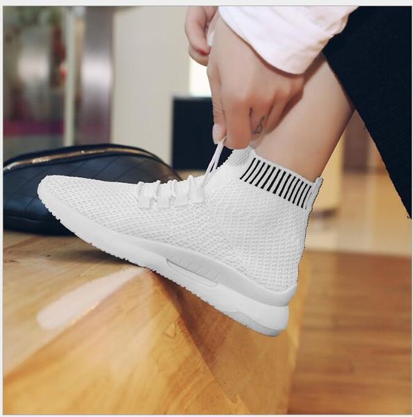 autumn new korean knit elastic high-socks shoes casual wild women's sports shoes, Black
autumn new korean knit elastic high-socks shoes casual wild women's sports shoes, Black