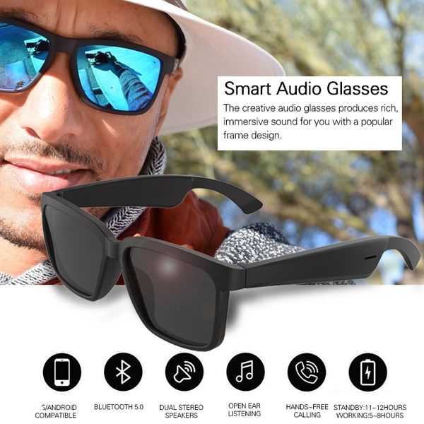 smart audio bluetooth sunglasses bt5.0 support phone call music sunglasses wireless bluetooth earphone headphones control open ear
smart audio bluetooth sunglasses bt5.0 support phone call music sunglasses wireless bluetooth earphone headphones control open ear
