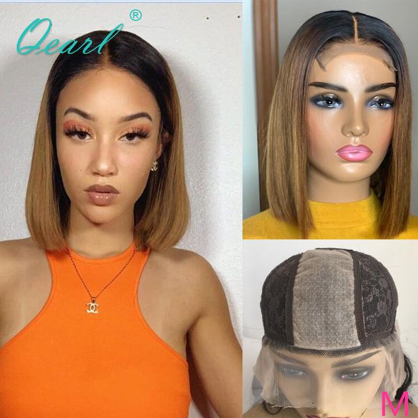 short bob human hair lace wigs 2x5 silk scalp wig ombre color straight brazilian remy hair for women 150% qearl, Black;brown
short bob human hair lace wigs 2x5 silk scalp wig ombre color straight brazilian remy hair for women 150% qearl, Black;brown
