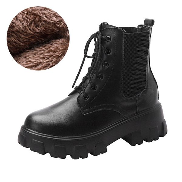 2020 autumn winter shoes women motercycle boots thick sole women ankle boots warm plush female footwear heels 5.5 cm a2823, Black
2020 autumn winter shoes women motercycle boots thick sole women ankle boots warm plush female footwear heels 5.5 cm a2823, Black