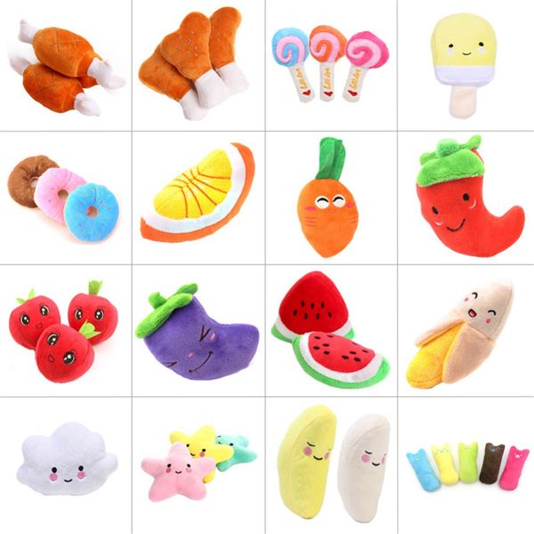 plush squeak toy cartoon fruit vegetable chicken drum bone ice cream carrot puppy chew toys pet interactive bite sound toy
plush squeak toy cartoon fruit vegetable chicken drum bone ice cream carrot puppy chew toys pet interactive bite sound toy