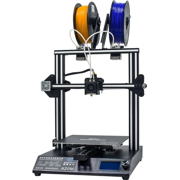 geeetech a20m 3d printer with mix-color printing, integrated building base & dual extruder design and filament detector
geeetech a20m 3d printer with mix-color printing, integrated building base & dual extruder design and filament detector