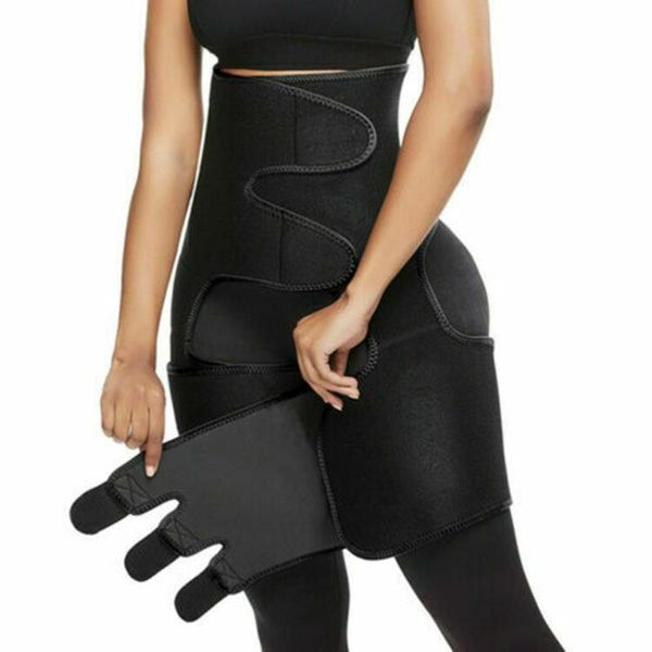 adjustable thigh shaper underbust waist trainer trimmer sport fitness wrap belt, Black;brown 
adjustable thigh shaper underbust waist trainer trimmer sport fitness wrap belt, Black;brown