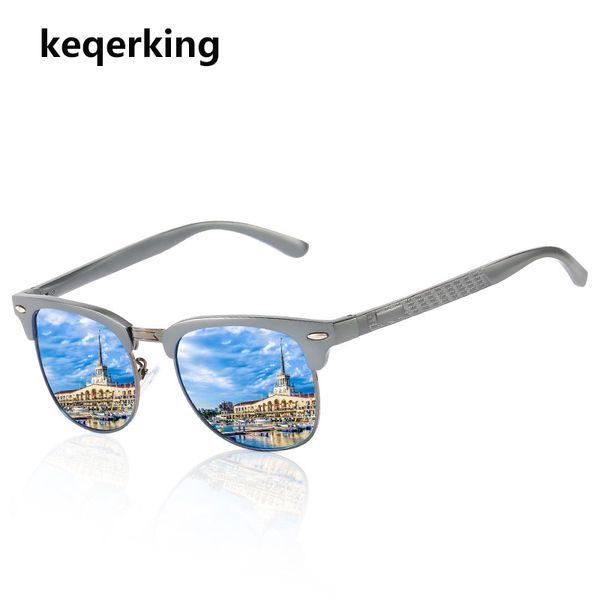keqerking 2020 new polarized sunglasses men's sunglasses gold model all aluminum magnesium frame uv400, White;black
keqerking 2020 new polarized sunglasses men's sunglasses gold model all aluminum magnesium frame uv400, White;black