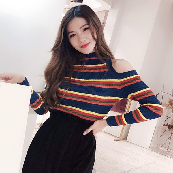 blackday pull femme women winter sweater offshoulder sweaters female knitted women sweater pullover, White
blackday pull femme women winter sweater offshoulder sweaters female knitted women sweater pullover, White