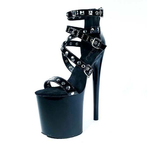 sandals preto branco patent leather women's 20cm river platfrom super high heel waterproof t catwalk show cwf-xlv660-1, Black
sandals preto branco patent leather women's 20cm river platfrom super high heel waterproof t catwalk show cwf-xlv660-1, Black