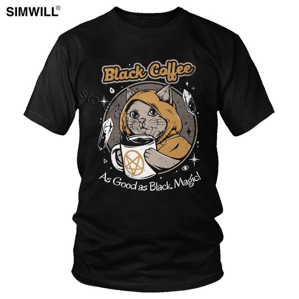 vintage humor cat tshirt cool graphic cotton t shirt men short sleeve streetwear tee black coffee as good as black magic t-shirt
vintage humor cat tshirt cool graphic cotton t shirt men short sleeve streetwear tee black coffee as good as black magic t-shirt
