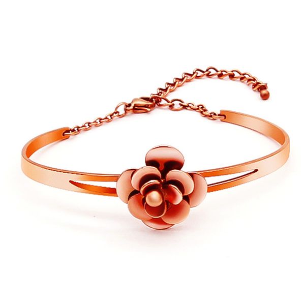 Camellia girl fashion trend titanium steel bracelet simple bracelet personality bracelet camellia
Camellia girl fashion trend titanium steel bracelet simple bracelet personality bracelet camellia