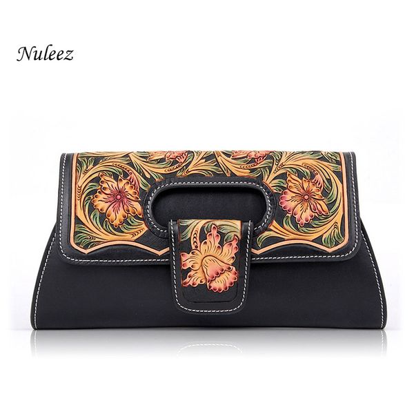 nuleez italy genuine leather evening bag fashion lady clutch bag chinese hand-carved and drawing floral luxury 2020
nuleez italy genuine leather evening bag fashion lady clutch bag chinese hand-carved and drawing floral luxury 2020