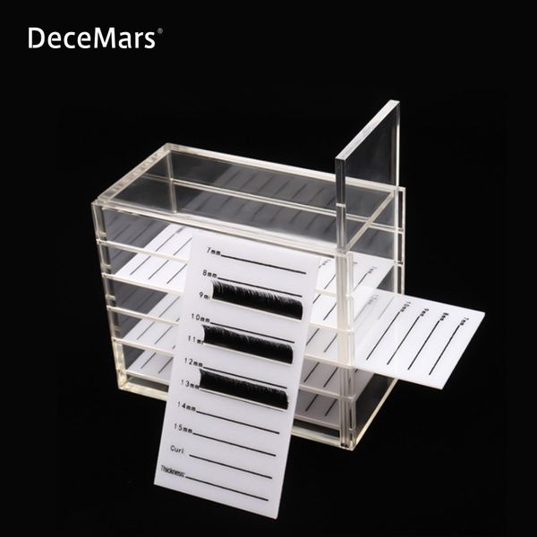 5-layer acrylic grafted eyelash storage box single planted eyelashes deskbox 
5-layer acrylic grafted eyelash storage box single planted eyelashes deskbox