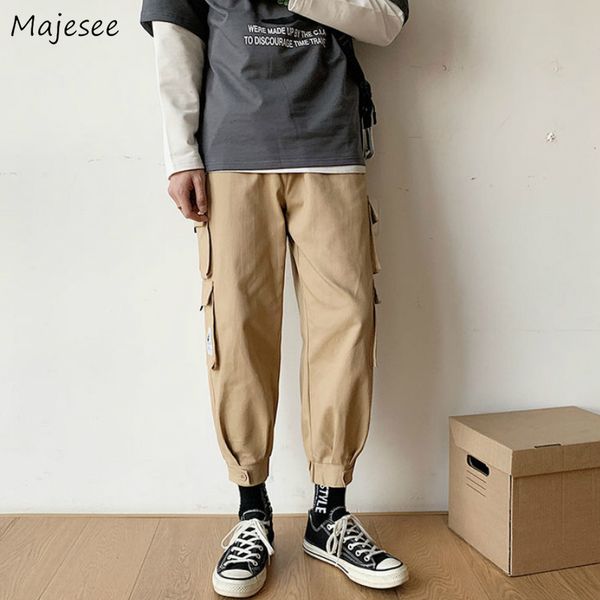 men's pants men casual plus size 3xl loose chic bundle ankle-length mens cargo trousers harajuku fashion high street ins students, Black
men's pants men casual plus size 3xl loose chic bundle ankle-length mens cargo trousers harajuku fashion high street ins students, Black
