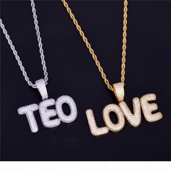 a-z custom name small bubble letters necklace pendant zircon hip hop jewelry gold silver with 24inches rope chain
a-z custom name small bubble letters necklace pendant zircon hip hop jewelry gold silver with 24inches rope chain