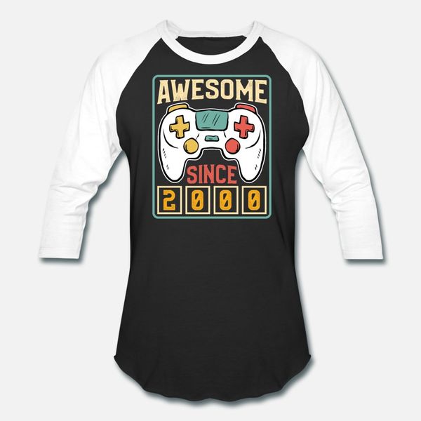 awesome since 2000 birthday gift video game lover t shirt men design short sleeve round neck original gift funny spring autumn pattern shirt
awesome since 2000 birthday gift video game lover t shirt men design short sleeve round neck original gift funny spring autumn pattern shirt