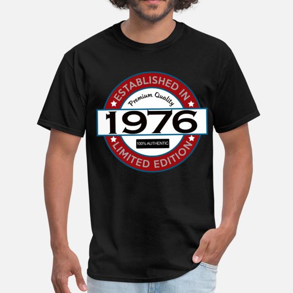born in 1976 limited t shirt men designer cotton s-xxxl novelty cute comfortable spring autumn cool shirt, White;black
born in 1976 limited t shirt men designer cotton s-xxxl novelty cute comfortable spring autumn cool shirt, White;black